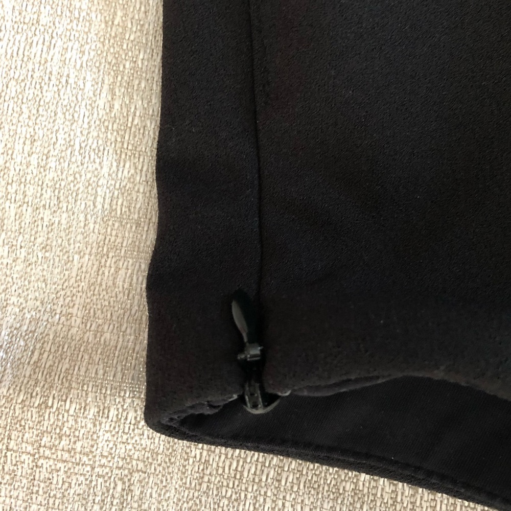 ABS Black Crop Top w Boning Fully Lined - Picture 3 of 7